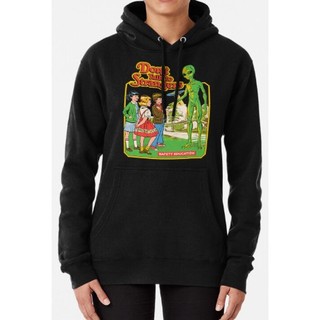 Blusa Moletom Canguru Com Capuz Dont Talk To Strangers 80s Anos Com capuz ou sem Capuz Casaco de Frio Unissex Sueter