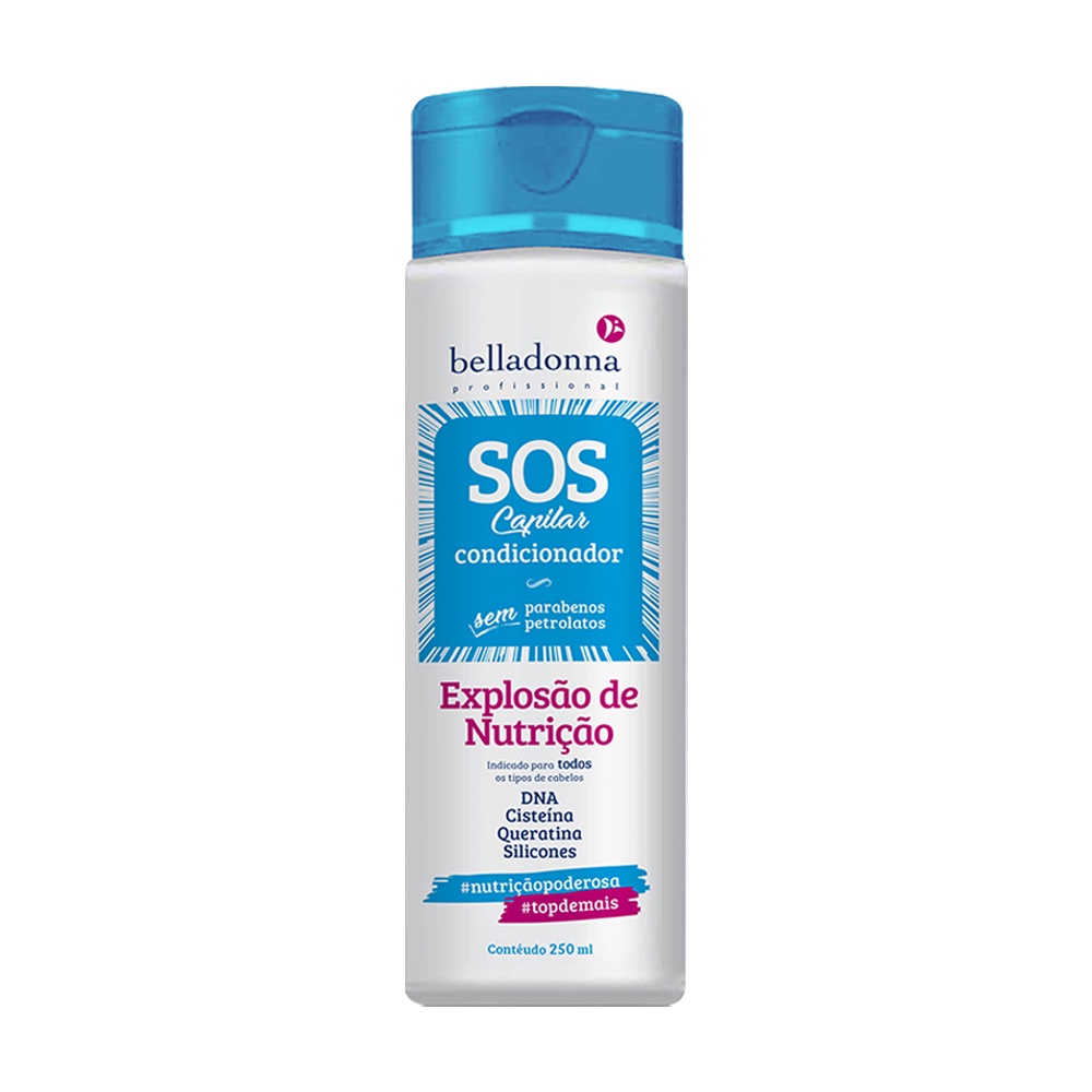 Condicionador SOS Explosão Nutrição 250ml Belladonna