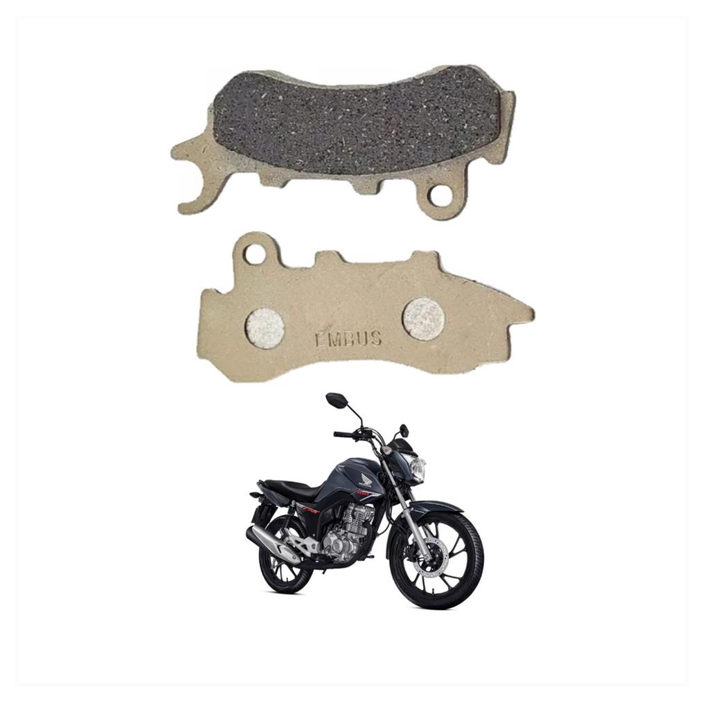 Pastilha de Freio Dianteira Titan Fan 160 2018 Em Diante em Oferta na Shopee