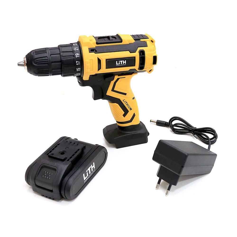 Furadeira/Parafusadeira 3/8 Pol. a Bateria 18V Li-Ion com Ca - Home & Living