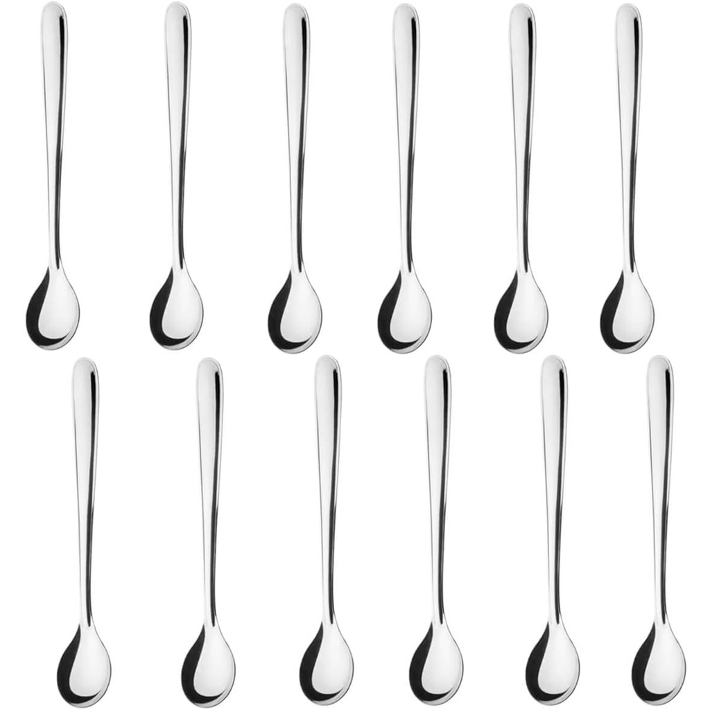 Colher Para Suco Drinks Sundae Em Inox 25 Peças Simonaggio em Oferta na Shopee