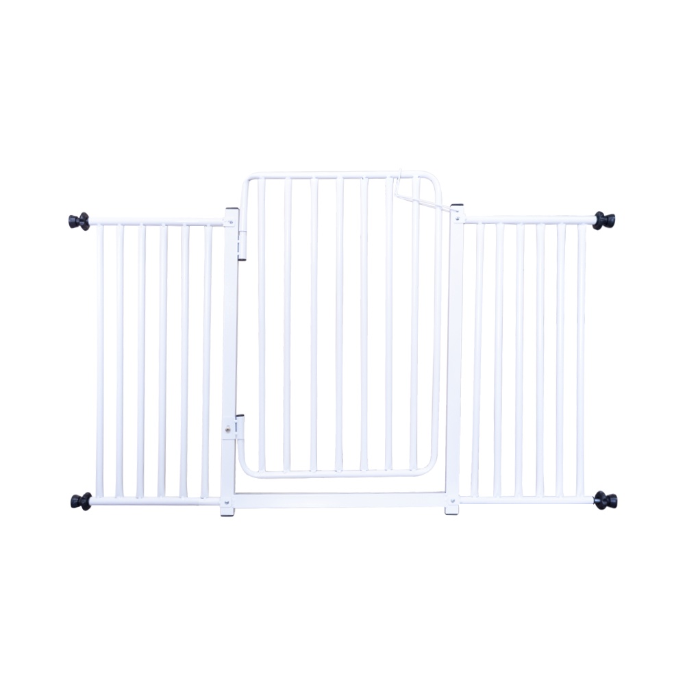 Portão Grade Pet Segurança Reforçado Cachorro Crianças 124 A 129 cm