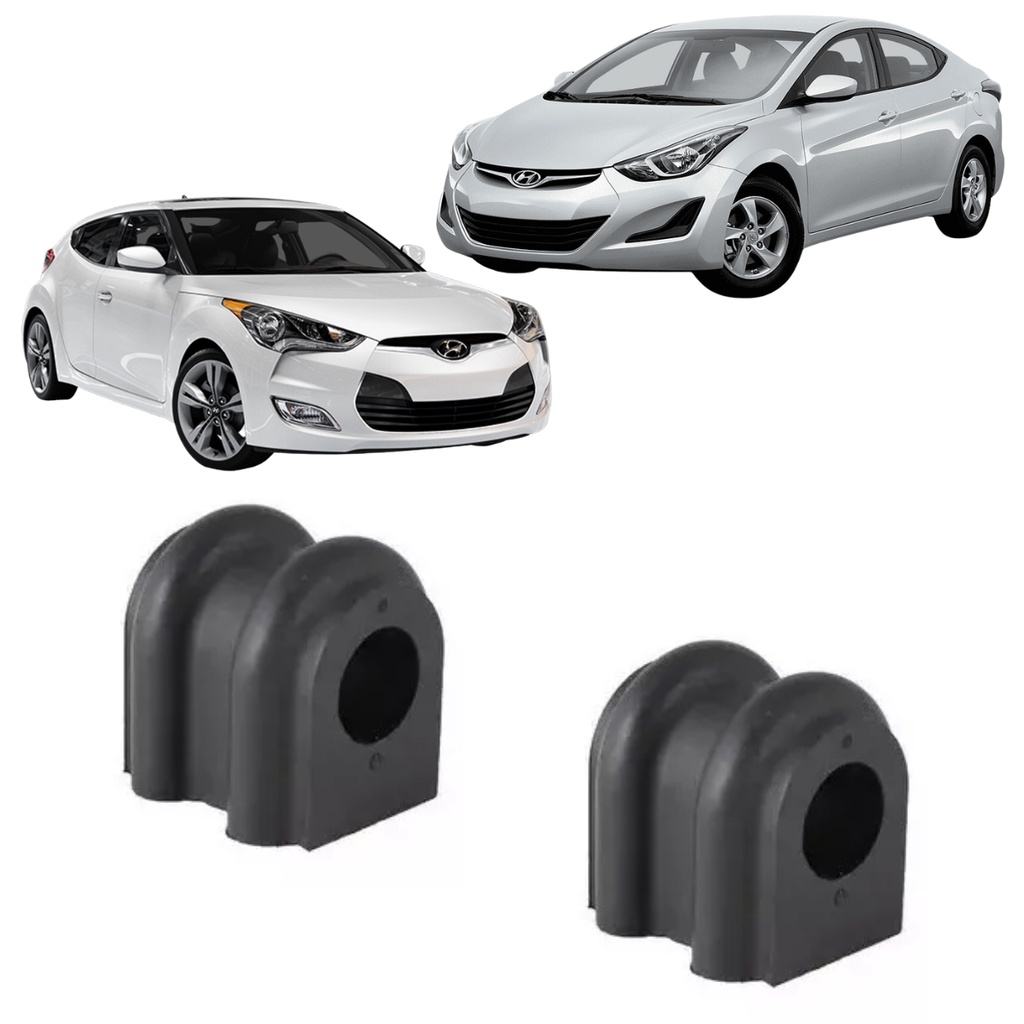 Par Bucha Barra Estabilizadora Dianteira Hyundai Elantra Veloster