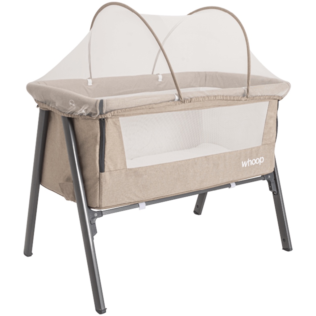 Berço para Bebe Co-leito Lado a Lado Kiddo Lazy Capuccino em Oferta na Shopee