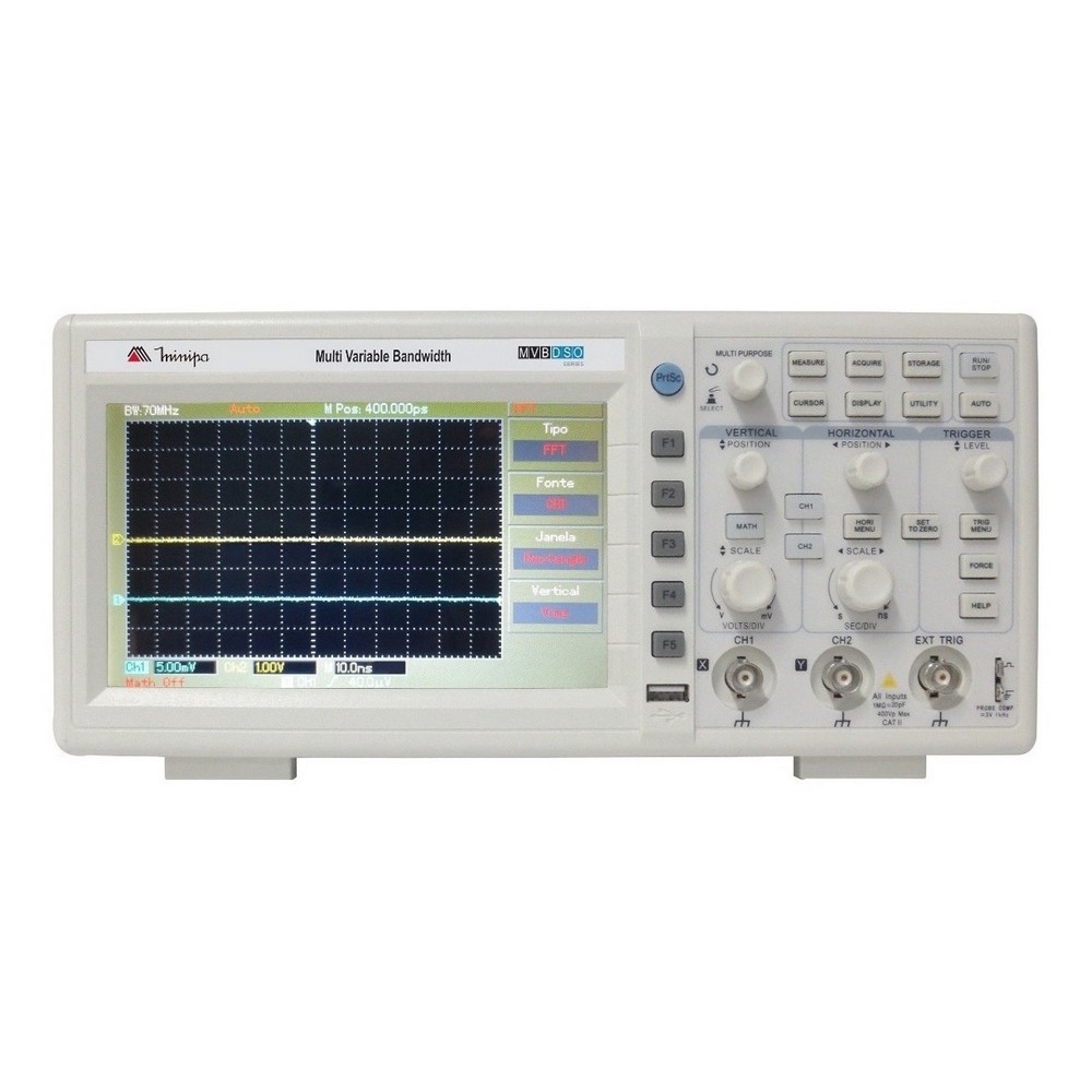 OSCILOSCOPIO DIGITAL 2 CANAIS PROF. MVB-DSO MINIPA MVB-DSO