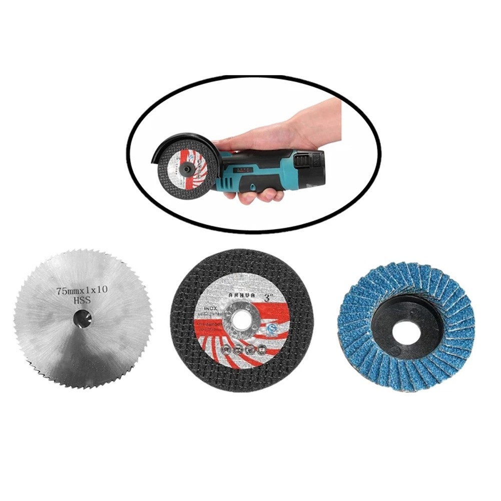 Rebolo De 75mm De Disco De Corte Lixa Madeira Lâmina De Serra Circular De Metal Para Ferramentas Rotativas Dremel
