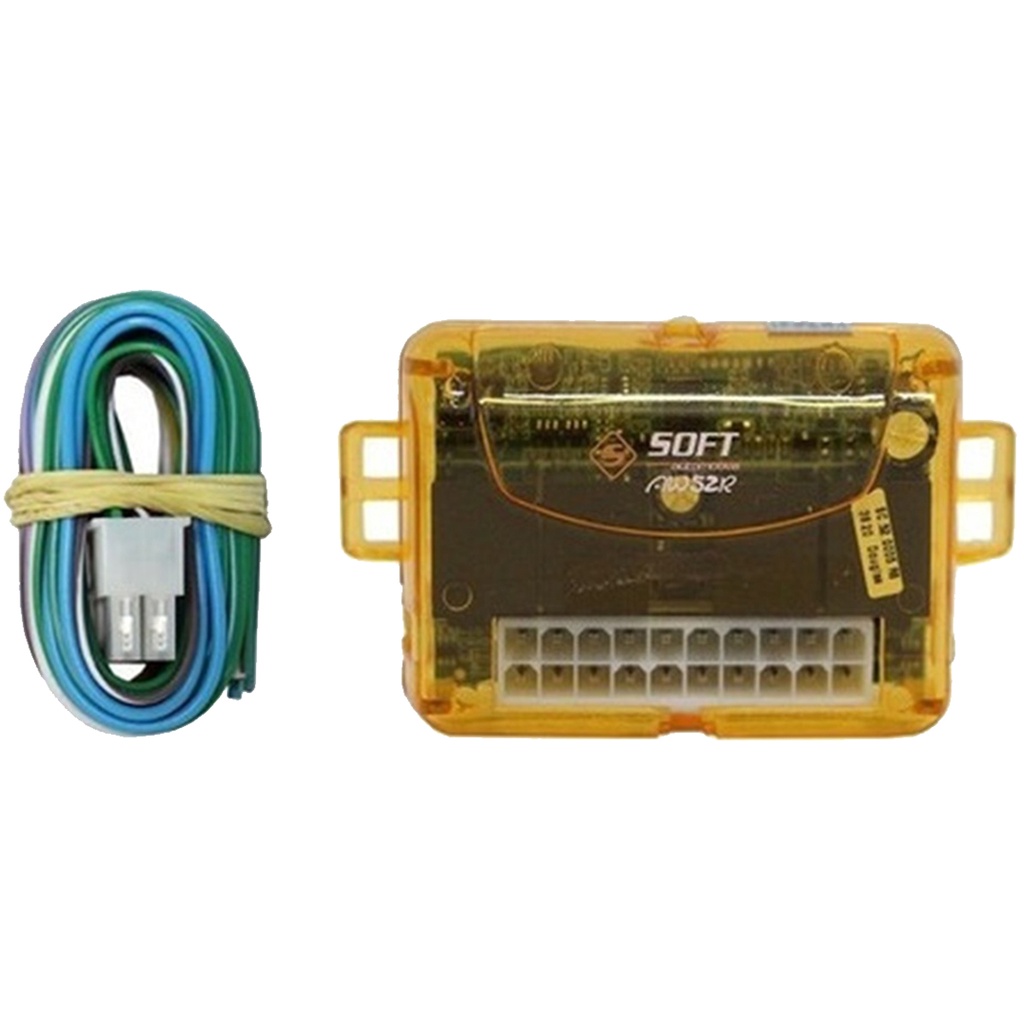 Módulo De Vidro Elétrico Universal 2 Portas Carro Linha Renault Subida Descida Automática Antiesmagamento AW52R - Soft