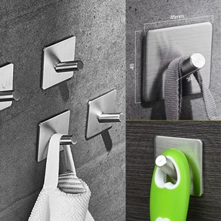 Gancho De Parede Inox Adesivo Pendurar Roupas Chaves 12 Pçs em Oferta na Shopee