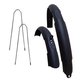 Paralama P/ Bicicleta Motorizada Com Hastes V-brake Preto em Oferta na Shopee