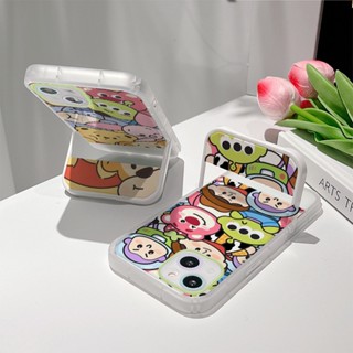 Toy Story Disney Cute Feliz Ano Novo beckoning cat Cinnamoroll Stitch Family Stand phone Case iPhone 14 11 13 12 Pro Max Mais Capa Macia À Prova De Choque De Silicone Transparente