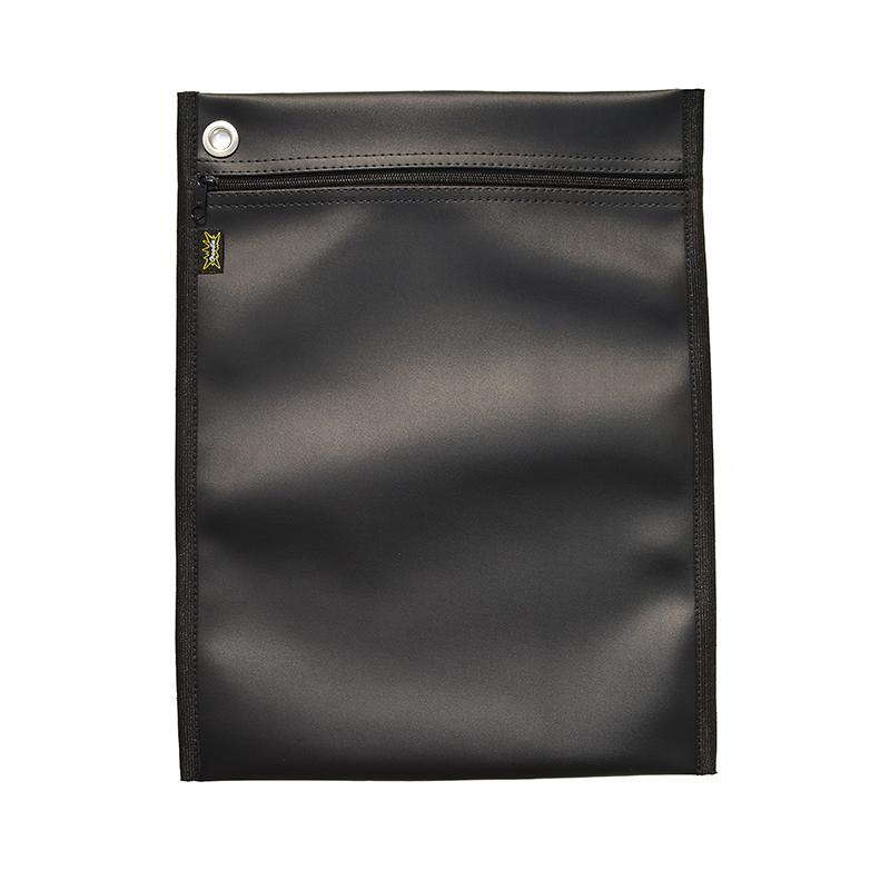 Malote grande com zíper 40x30cm preta Goodie