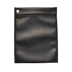 Malote grande com zíper 40x30cm preta Goodie