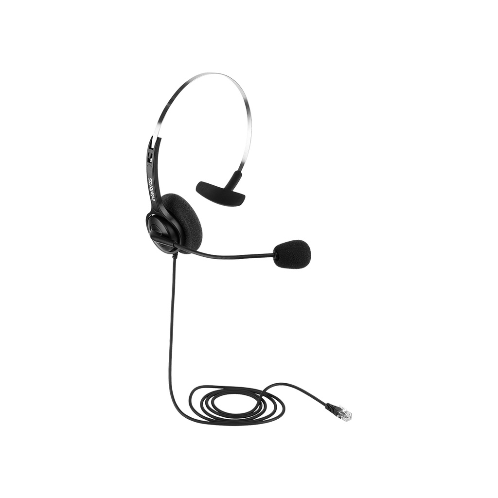 Headset Intelbras CHS 40 RJ9 Parte Superior Base Discada