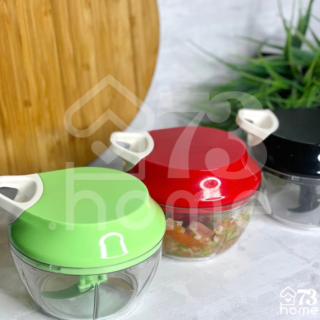 Processador E Triturador Manual De Alimentos 3 Laminas de cozinha Marca Clink
