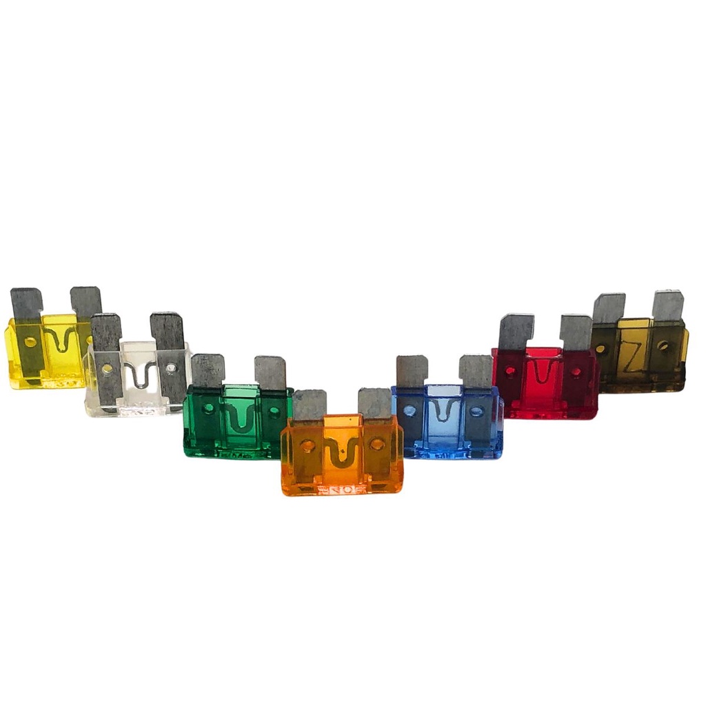 Kit 70 Fusíveis Lamina 5A, 10A, 15A, 20A, 25A, 30A e 40 Amperes Fusivel Comum Automotivo Resistente