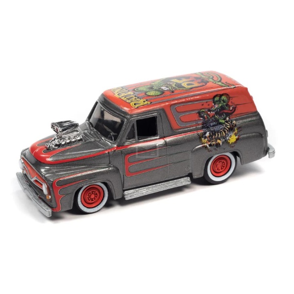 Ford Panel Delivery 1955 - Rat Fink - Pop Culture - Johnny Lightning - 1/64