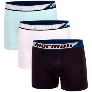 Kit 3 Cueca Boxer Sem Costura Confortavel Masculino Mormaii