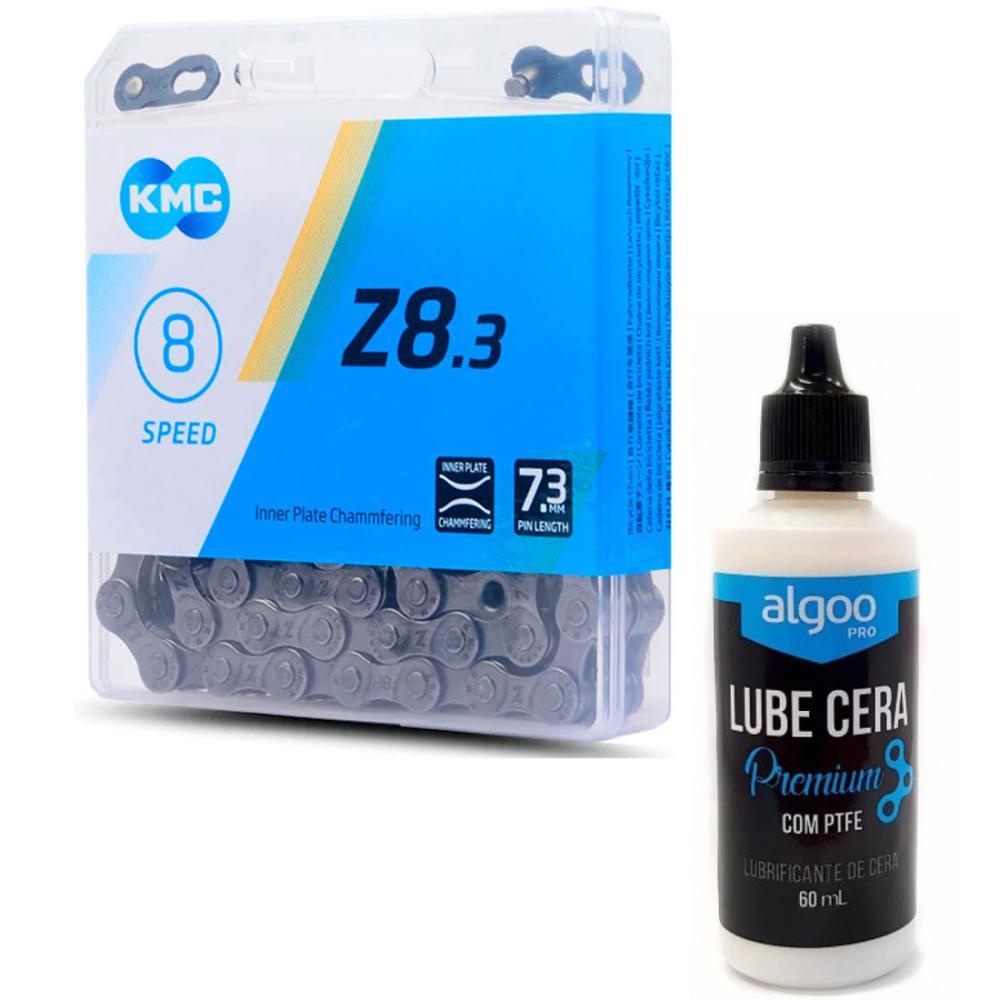 Kit Corrente KMC Z8.3 8V + Lubrificante em Oferta na Shopee