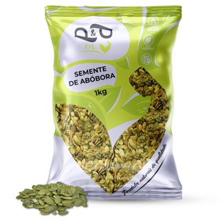 Semente de Abóbora Sem Casca Crua Premium 1Kg - P&P
