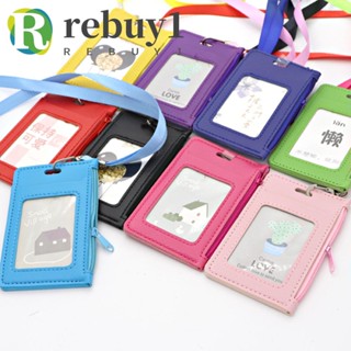 Rebuy1 Carteira / Porta-Cartões / Documentos Com Alça De Pescoço Em Couro Pu