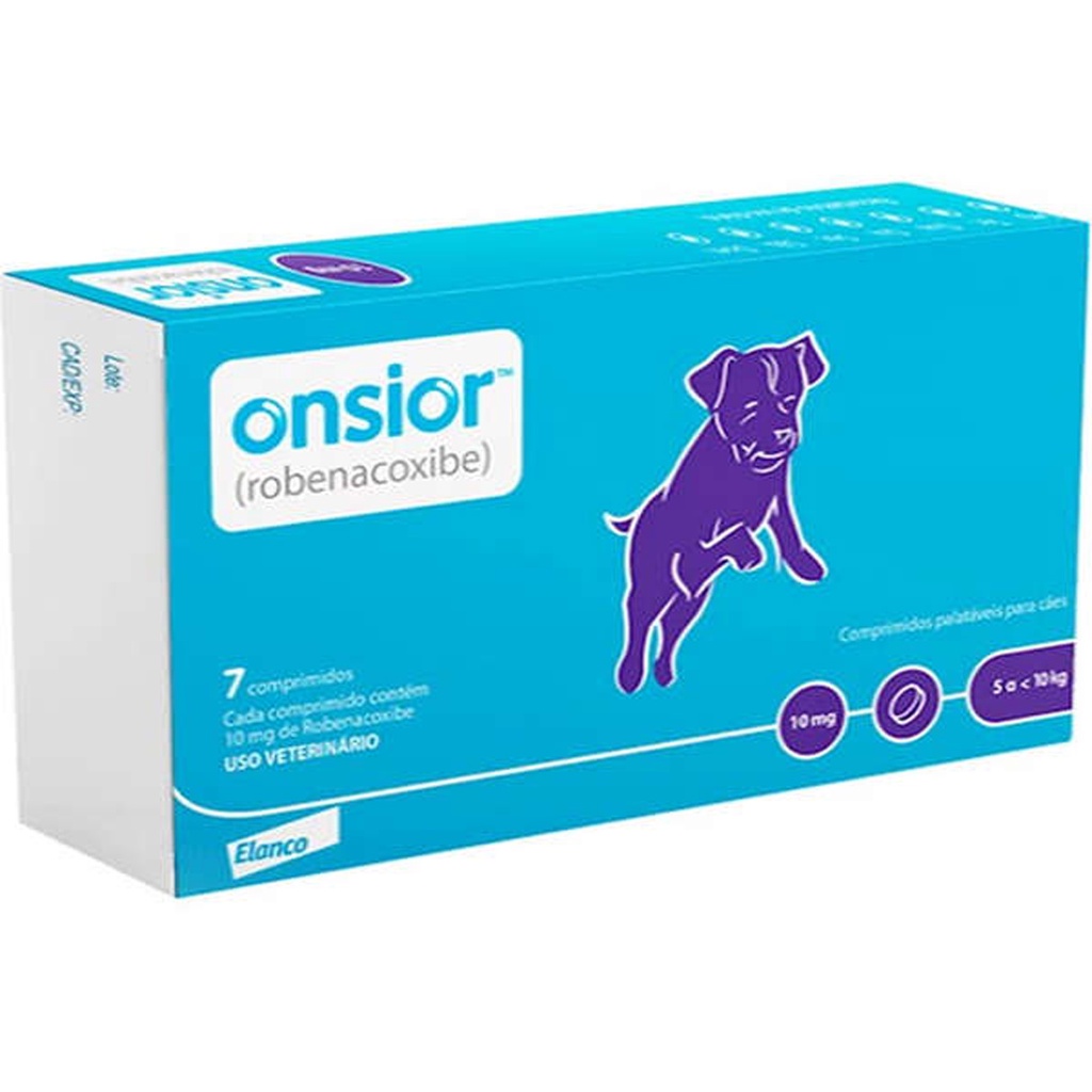 Onsior Elanco para Cães de 5 a 10 Kg - 10 mg em Oferta na Shopee