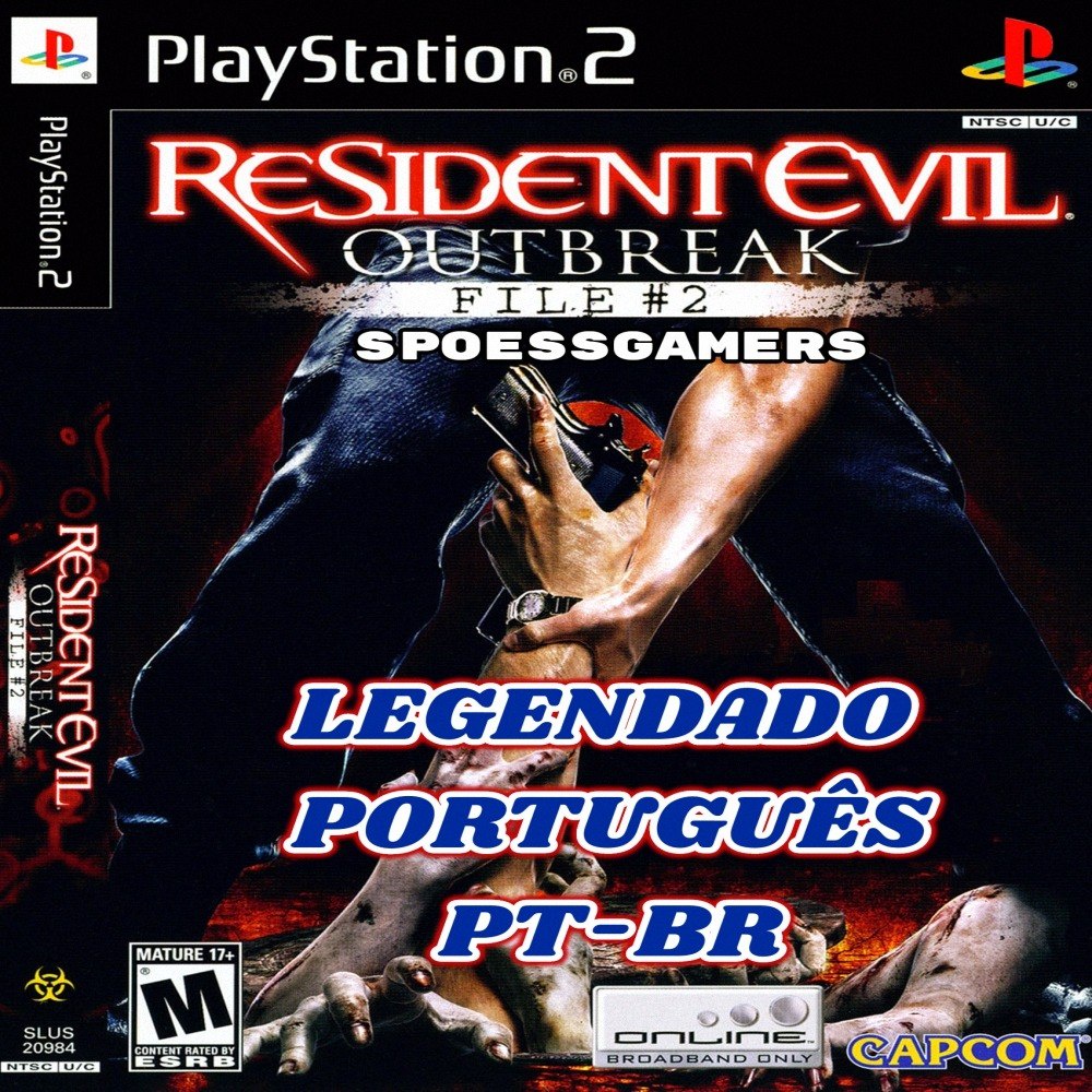 Ps 2 Jogo Jogo Resident Evil Outbreak File#2 Ps2 Português Patch.
