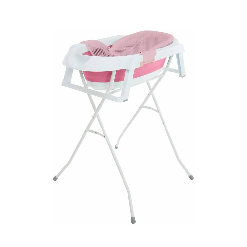 Banheira Infantil com Suporte Smile Pink - Safety 1st em Oferta na Shopee