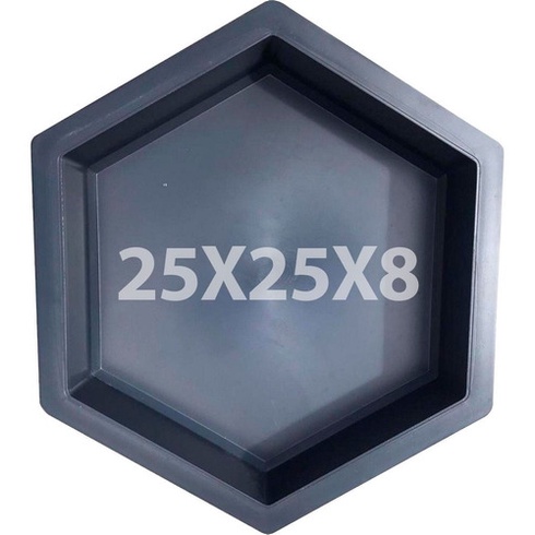 10 Formas Sextavada Hexagono Bloquete Cimento Piso 25x25x8cm