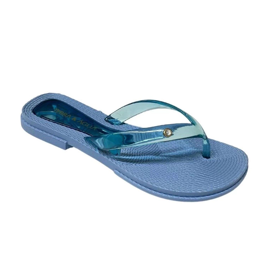 Chinelo de Dedo Feminino Terra e Agua Salto Baixo Ortopédico