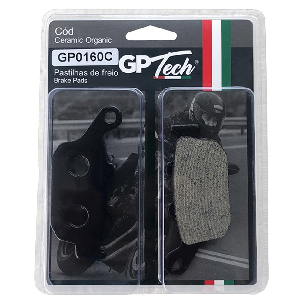 Pastilha Freio GP TECH 0160C (T) CB 500 F/X S/ ABS / FA/XA/RA C/ABS 2013- / NC 700 2014 / FZ6R 2009-11/ Triumph Daytona 675 2011
