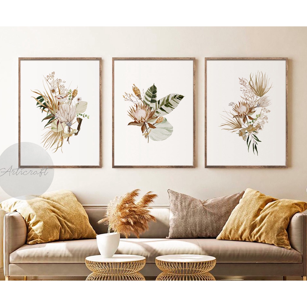 Quadro Decorativo Flores Botânico minimalista , decoração casa Quadro Decorativo Loja Minimalista tamanho grande Decoração para sala casa cozinha quarto Quadro decorativo abstrata Moderno Decoração Flores Retro arte #80