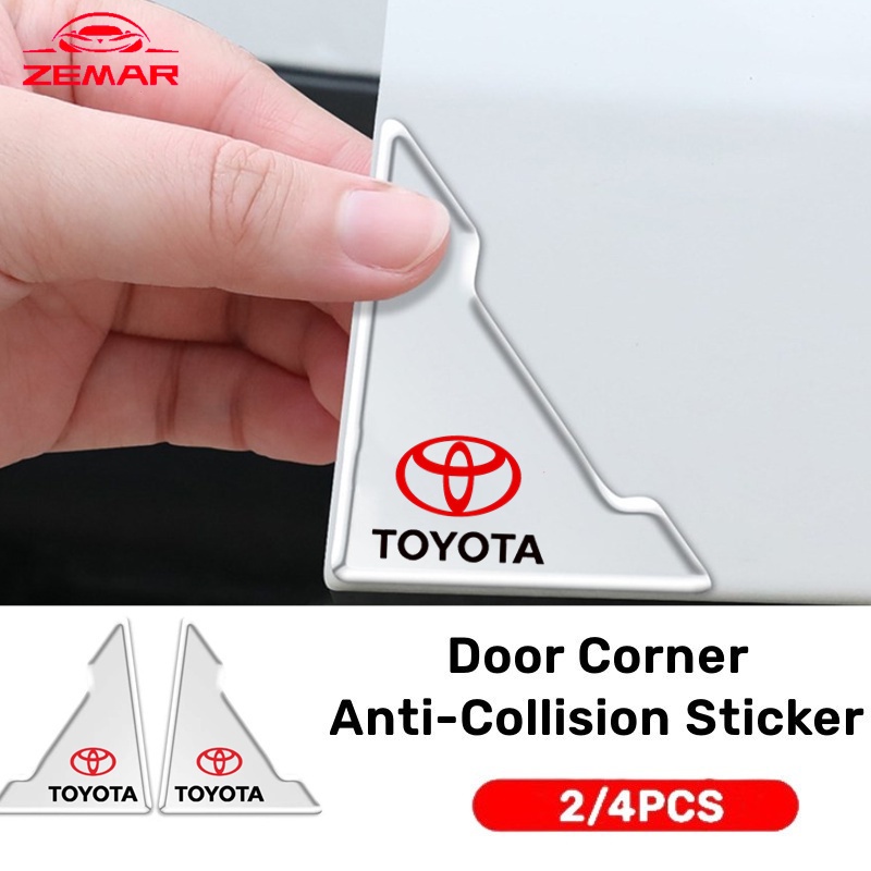 Para Toyota Adesivos Anti Colisão Cantos De Porta Anti-Riscos Guarda-Da Do Carro Tiras De Canto Colisão Automotivas Para Toyota Corolla Cross Hilux Yaris Etios RAV4 Bandeirante em Oferta na Shopee