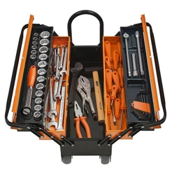 Caixa Sanfonada com 60 Peças Tramontina PRO Cargobox com Ferramentas 44952/660