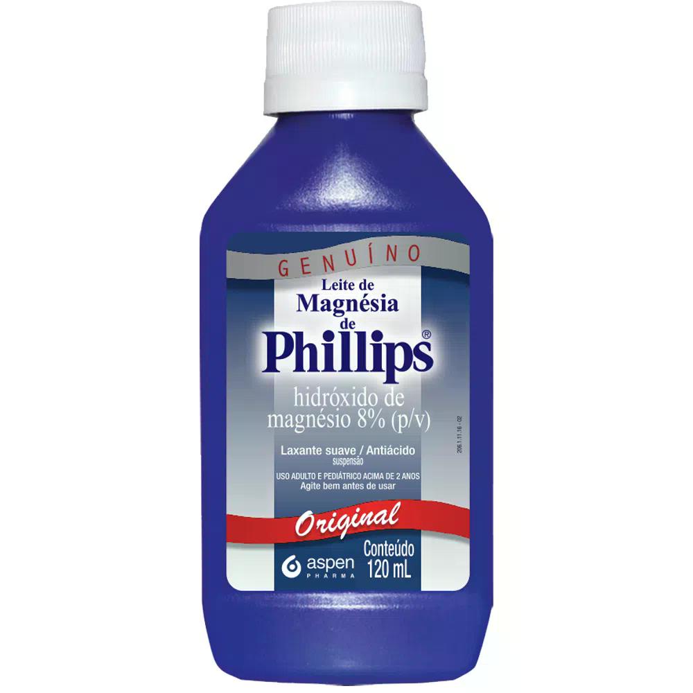 Leite De Magnésia De Phillips Sabor Original 120ml em Oferta na Shopee