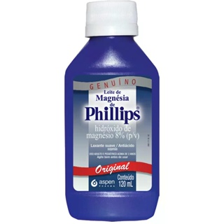 Leite De Magnésia De Phillips Sabor Original 120ml em Oferta na Shopee