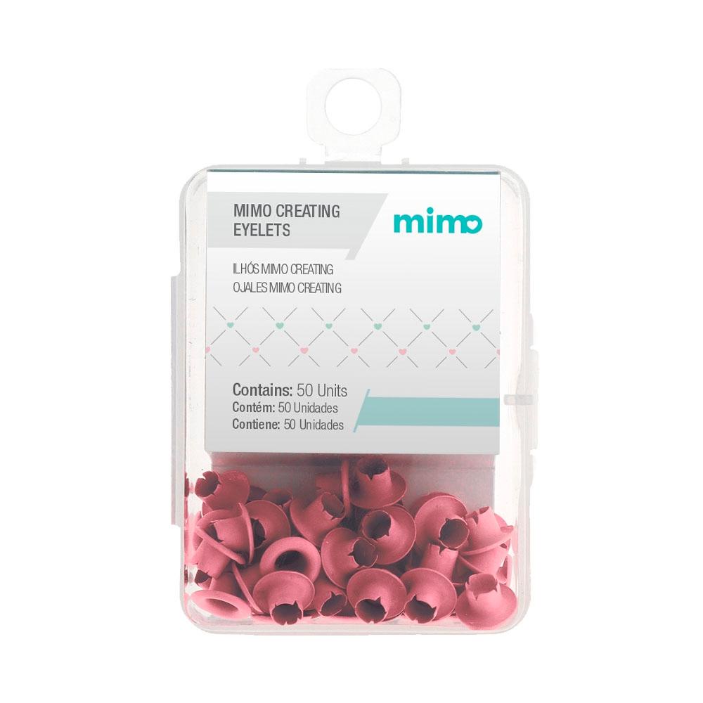 Ilhós Mimo Creating - Redondo - Rosa Iogurte - 4,5 mm - 50 Unids em Oferta na Shopee