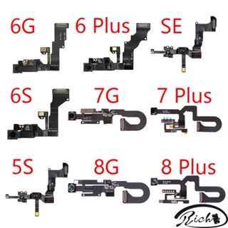 Câmera Frontal Pequena Para iPhone 6 6s 7 8 Plus 5S SE 2020 Sensor De Proximidade Rosto Cabo Flexível Peças De Reparo Do Telefone