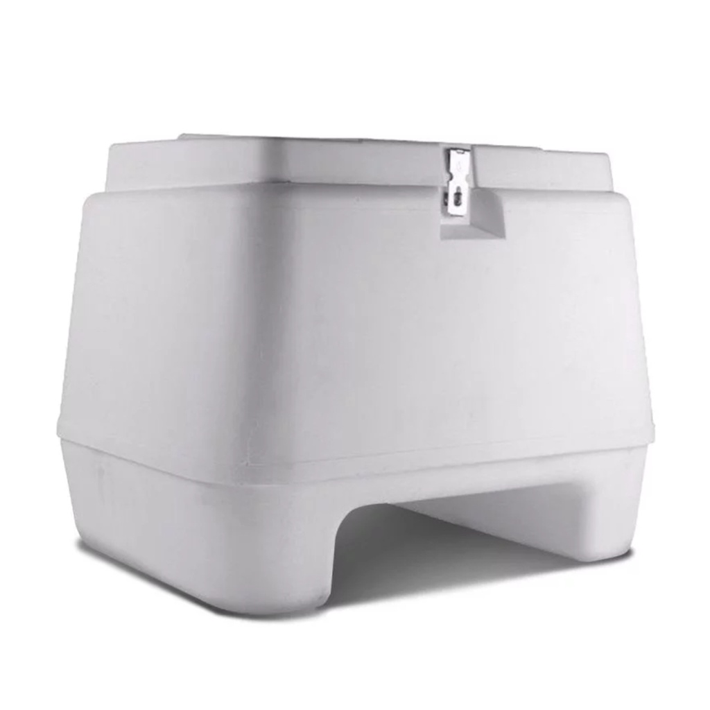 Baú Bauleto 80 Litros Branco para Moto Plástico Injetado Pro Tork - BP-05BC em Oferta na Shopee