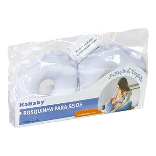 Conjunto De 2 Rosquinhas Para Seios Kababy Branco