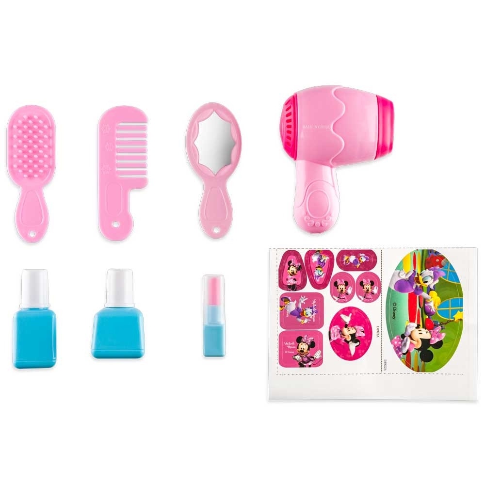 Detalhes do Maleta Minnie Cabeleireira com 7 Acessórios Multikids - BR1567