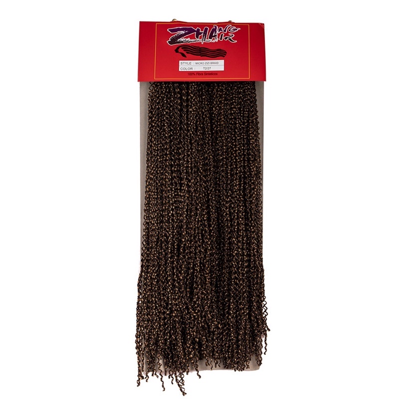 Cabelo Micro Zizi Pacotão 320g Miojinho Trancinha Kanecalon Cor T2/27