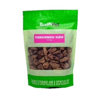 BudoPet Torresminho Suíno Petisco Natural Para Cães - 60g