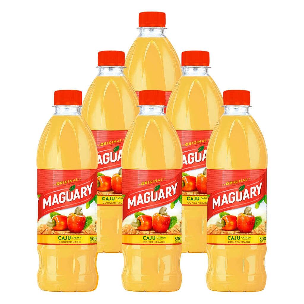 Suco Maguary Concentrado Caju 500ml 6 Unidades