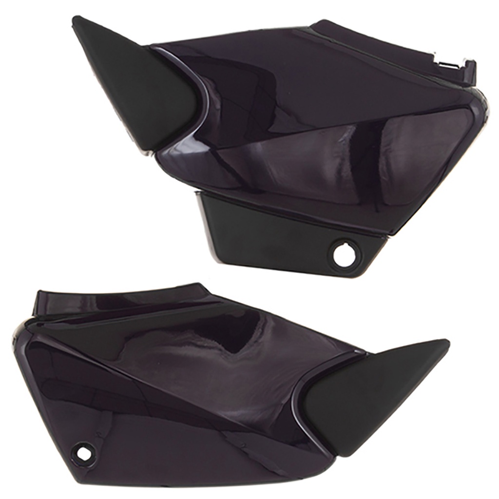 Par Tampa Lateral Moto Cromo Forte Modelo Original Para Moto Fan 125 2005 2006 2007 2008
