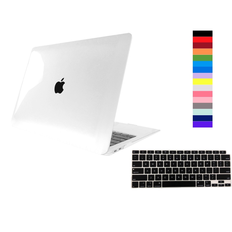 Kit Capa Case Para Macbook New AIR 13.6" A2681 A3113 A3240 A3420 com Chip M2 M3 M4 + Película de Teclado