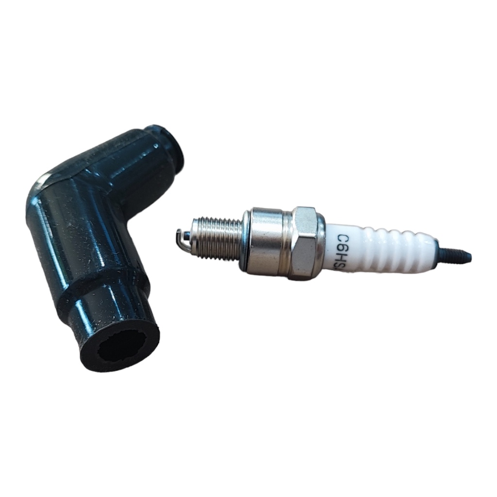 KIT VELA IGNIÇÃO C6HSA CACHIMBO VELA SHINERAY TRAXX 50 TODAS