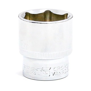 Soquete Sextavado em Cromo Vanádio 30mm com Encaixe 1/2Pol.