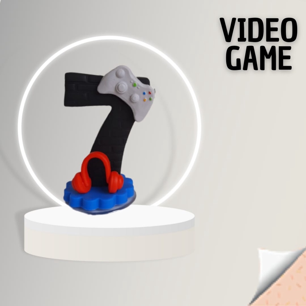 Vela Video Game Gamer com Pavio Mágico para Festas e Bolos em Oferta na Shopee