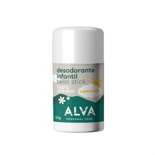 Desodorante Natural Twist Stick Infantil Alva Camomila 33g