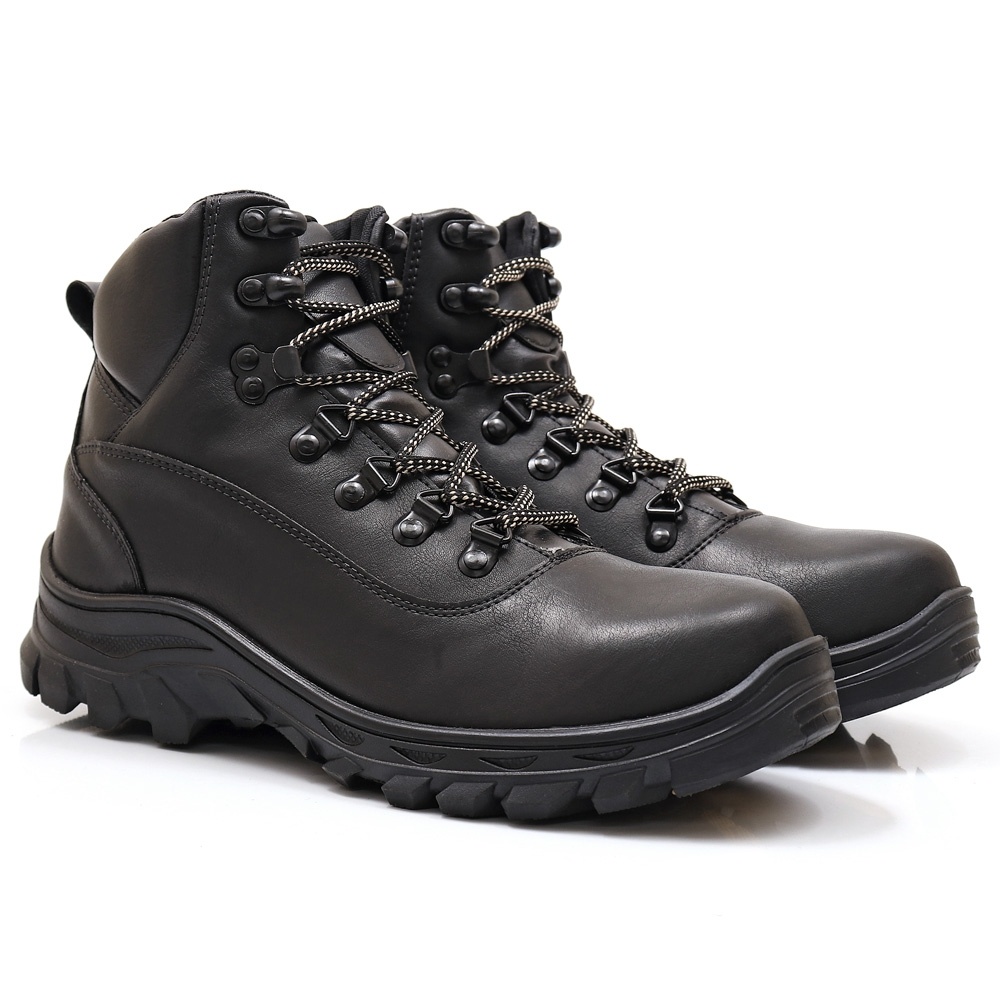 Bota Coturno Adventure Fh Vestuários Sola Tratorada Detalhe Minimalista